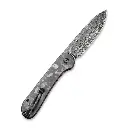 CIVIVI Button Lock Elementum Pocket Knife Carbon Fiber Handle