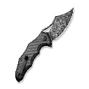 CIVIVI Chiro Carbon Fiber - Damascus 