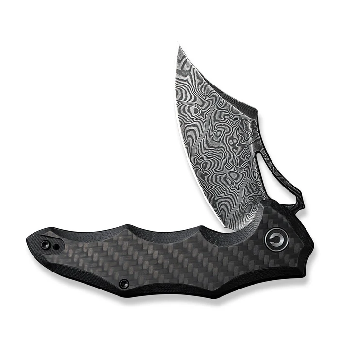 CIVIVI Chiro Carbon Fiber - Damascus 