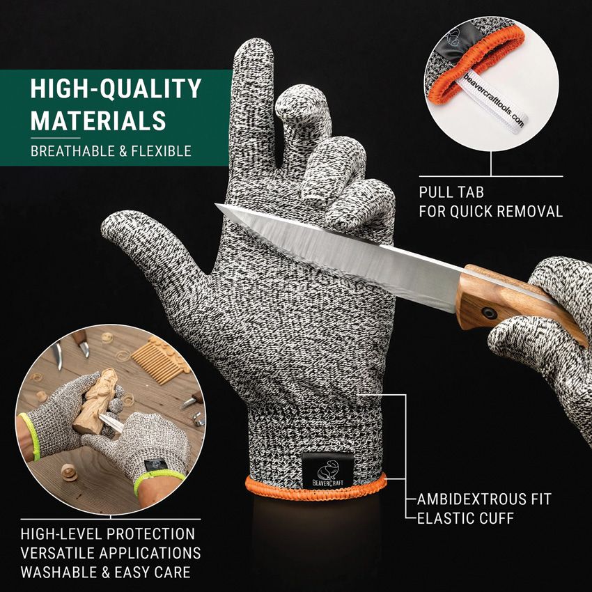 BEAVERCRAFT Cut Resistant Gloves