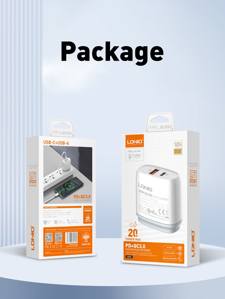 LDNIO Home Charger Q229
