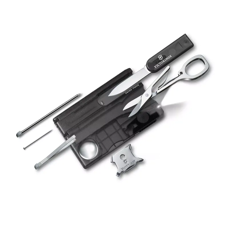 Victorinox Swiss Card Lite in black transparent