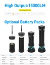 Divepro G15 15000Lumens