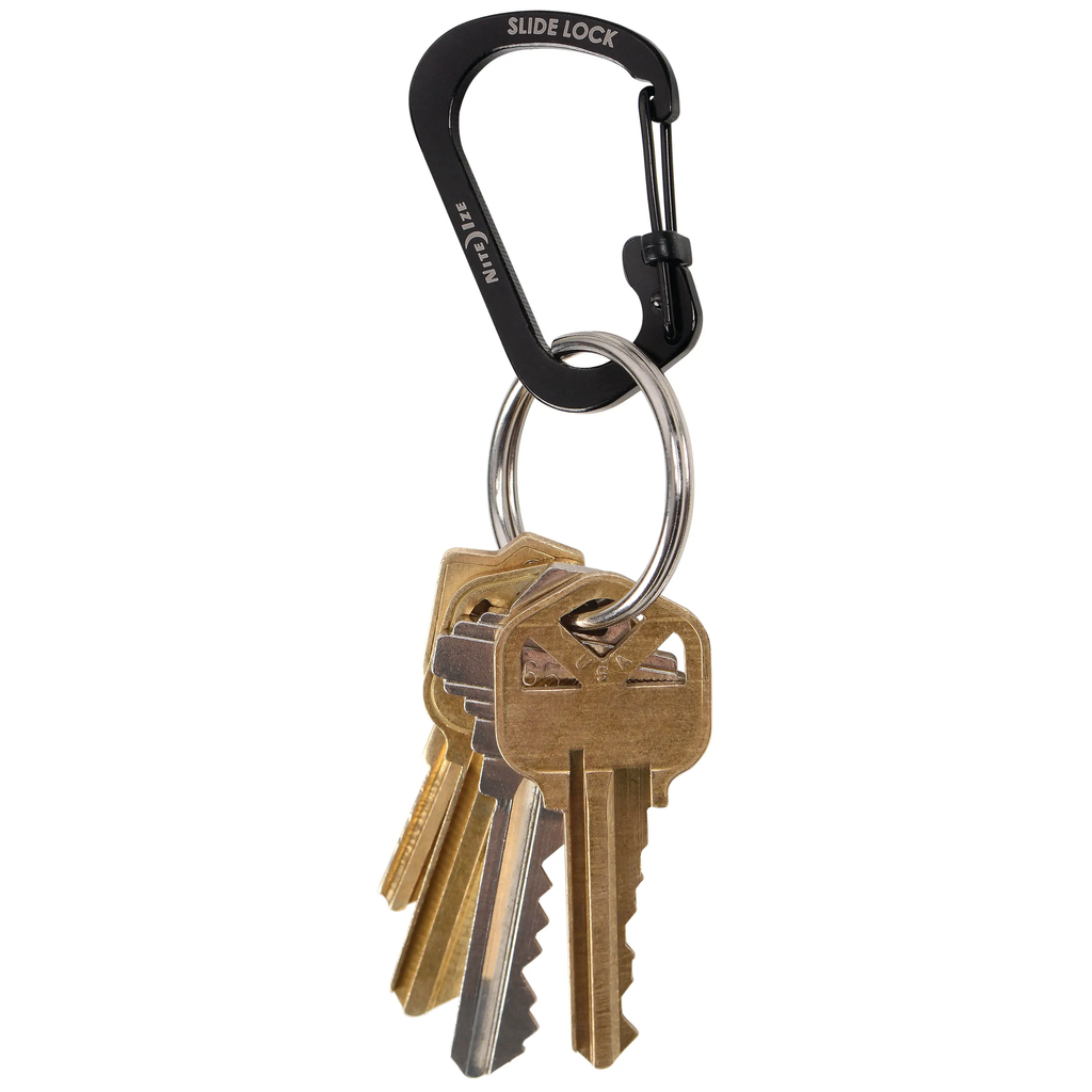 Nite Ize SlideLock® Carabiner Stainless Steel Black
