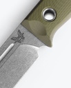 Benchmade Dacian | Brown Canvas Micarta | Spear Point