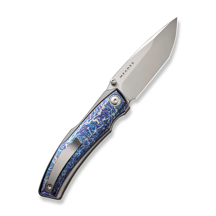 WEKNIFE Swordfin Front Flipper & Thumb Stud Knife Titanium Handle