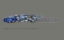 Benchmade Custom Mini Osborne Frost Blue