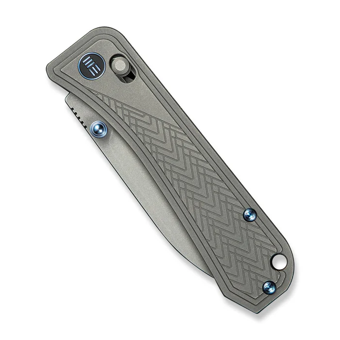WE KNIFE Bougie Banter Thumb Stud & Crossbar Lock Knife Titanium Handle