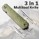 CIVIVI Stormhowl Flipper & Button Lock Knife Aluminum Handle (copy)