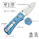 CIVIVI Baby Banter 2 Aluminum blue