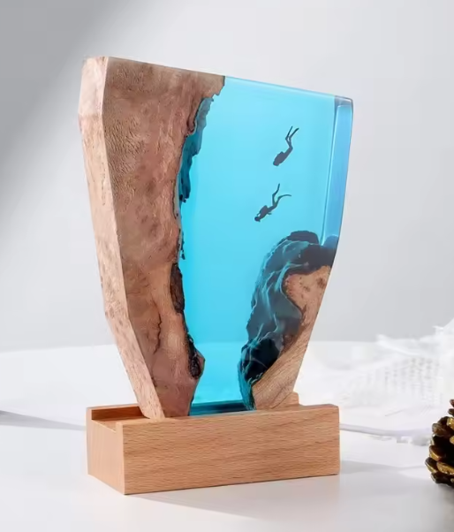 Resin LED Light Set Diving cave exploration