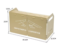 Shine trip Camping windshield set Khaki