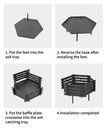 Shine trip Fire Burning Table Full Set