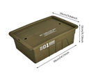 Wellhike IGT Table Tea Tray And Storage - Black