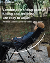 Shine trip adjustable folding chair - Black