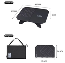 Shine trip Ultra-light folding table - Black 