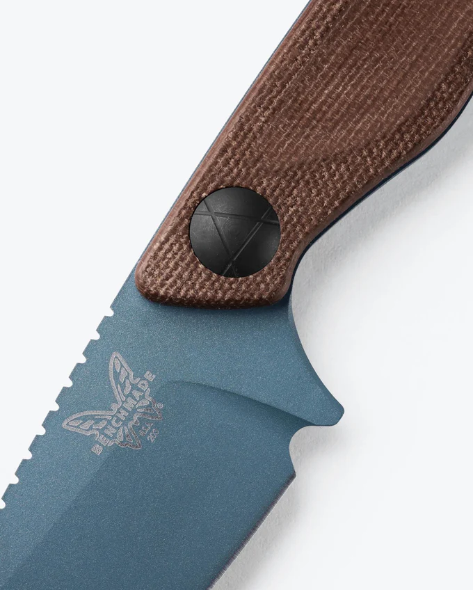 Benchmade Dacian- Brown Canvas Micarta
