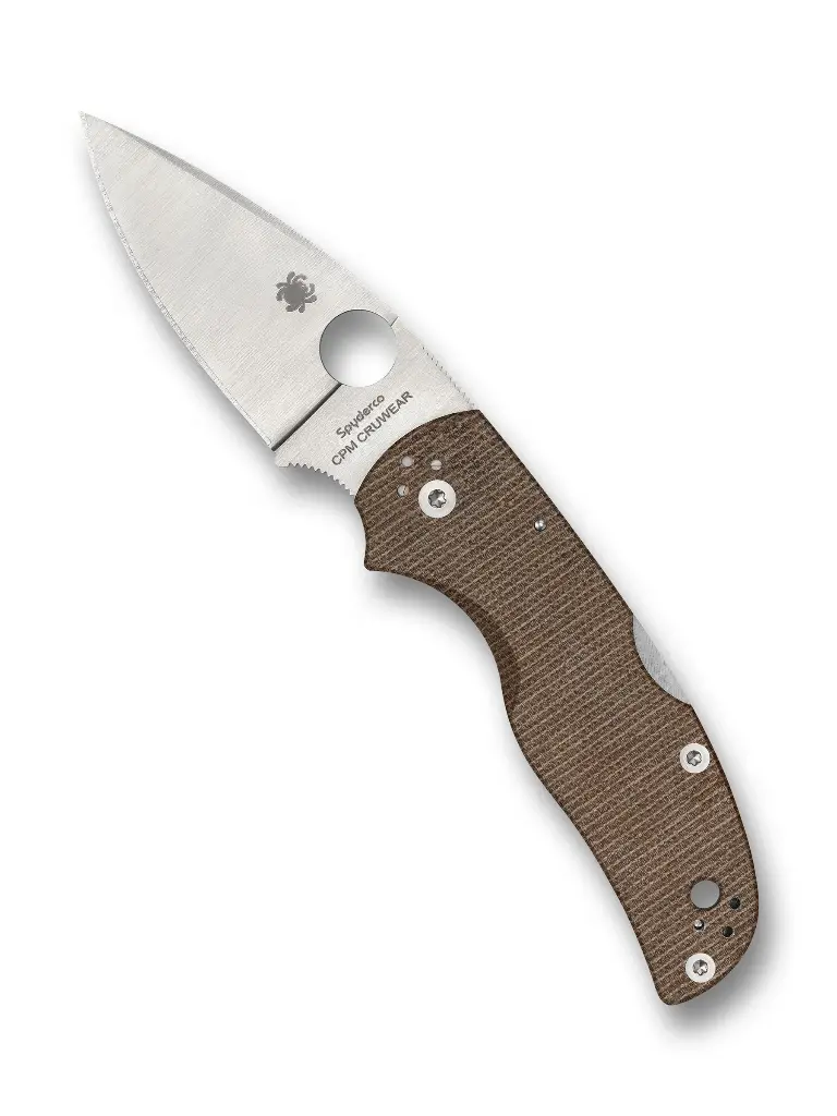 Spyderco Military 2 Brown G-10 CPM 15V Sprint Run