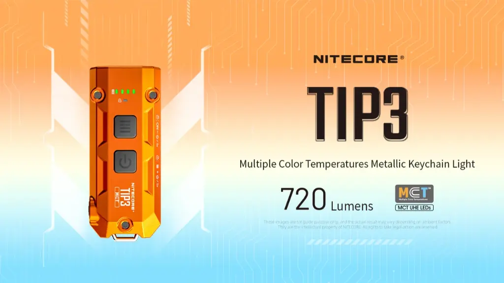 Nitecore Keychain Light TIP3 - Black