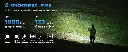 Wuben E7 Multi-functional EDC Flashlight 1800 Lumens- Black