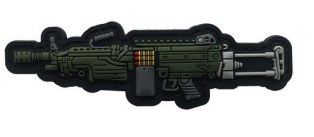 Tsno 3D GUN PVC PATCH
