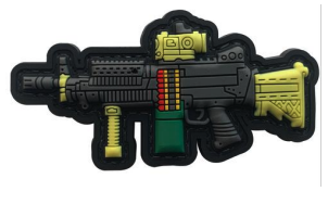 Tsno 3D GUN PVC PATCH