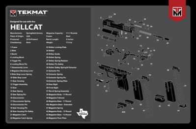 Tekmat Ultra 20 Mat Springfield Hellcat