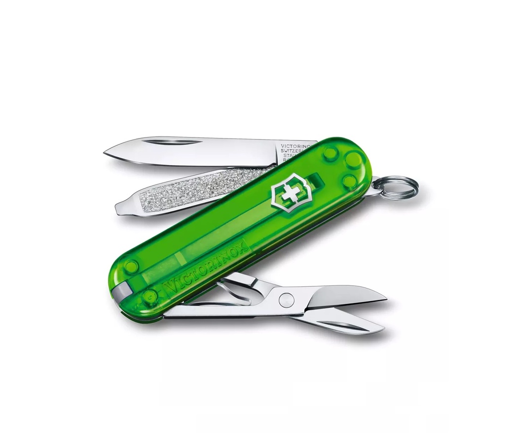Victorinox Classic SD Transparent in Green Tea