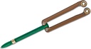 Spyderco BaliYo Flip Pen - Heavy-Duty, Coyote Brown/Forest Green