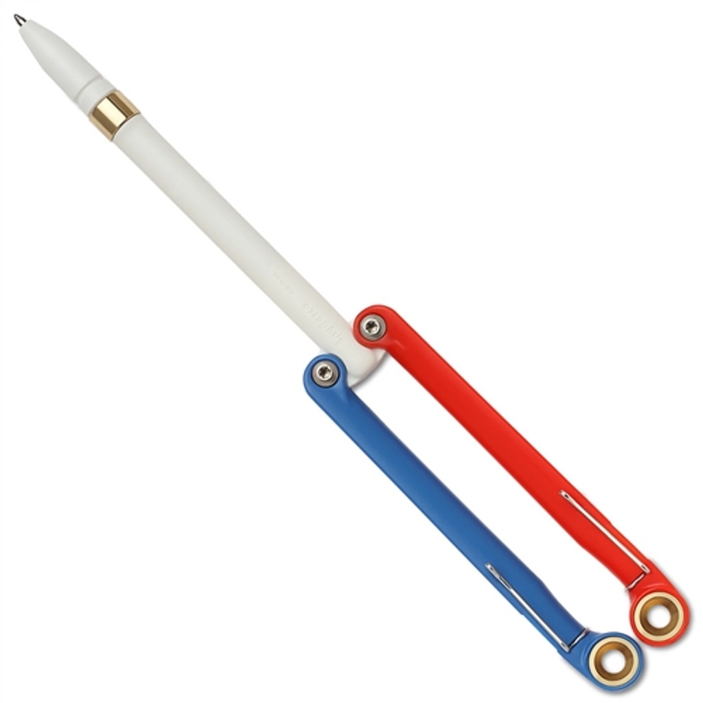 Spyderco BaliYo Flip Pen - Heavy-Duty, Red/White/Blue