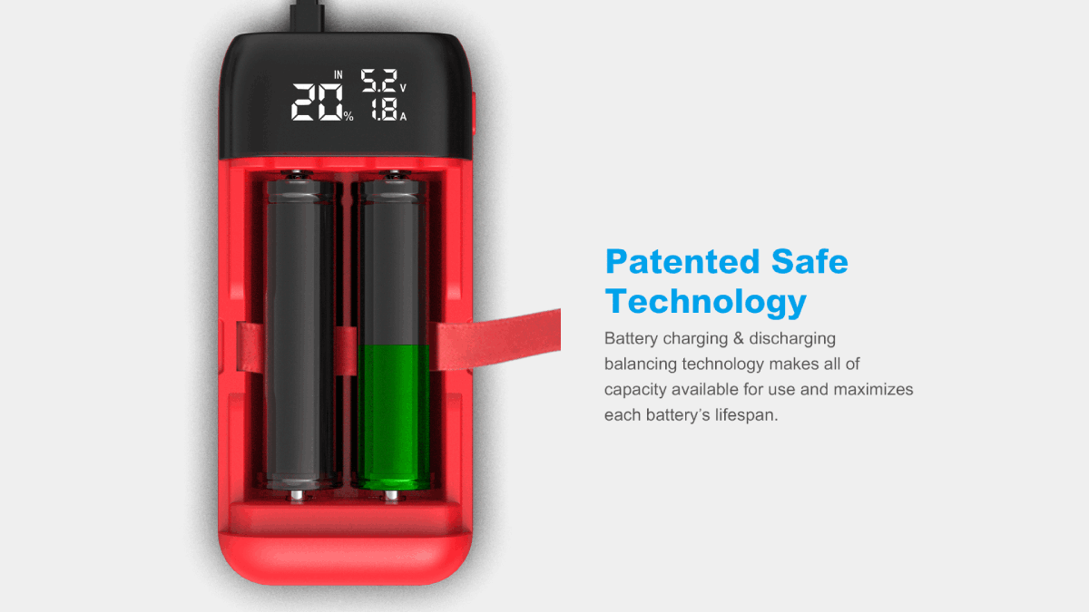 XTAR PB2S Charger Black