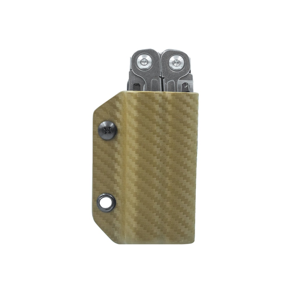 Clip & Carry Leatherman Kydex sheath for the Wingman/Sidekick/Rebar/Rev - CF-BROWN