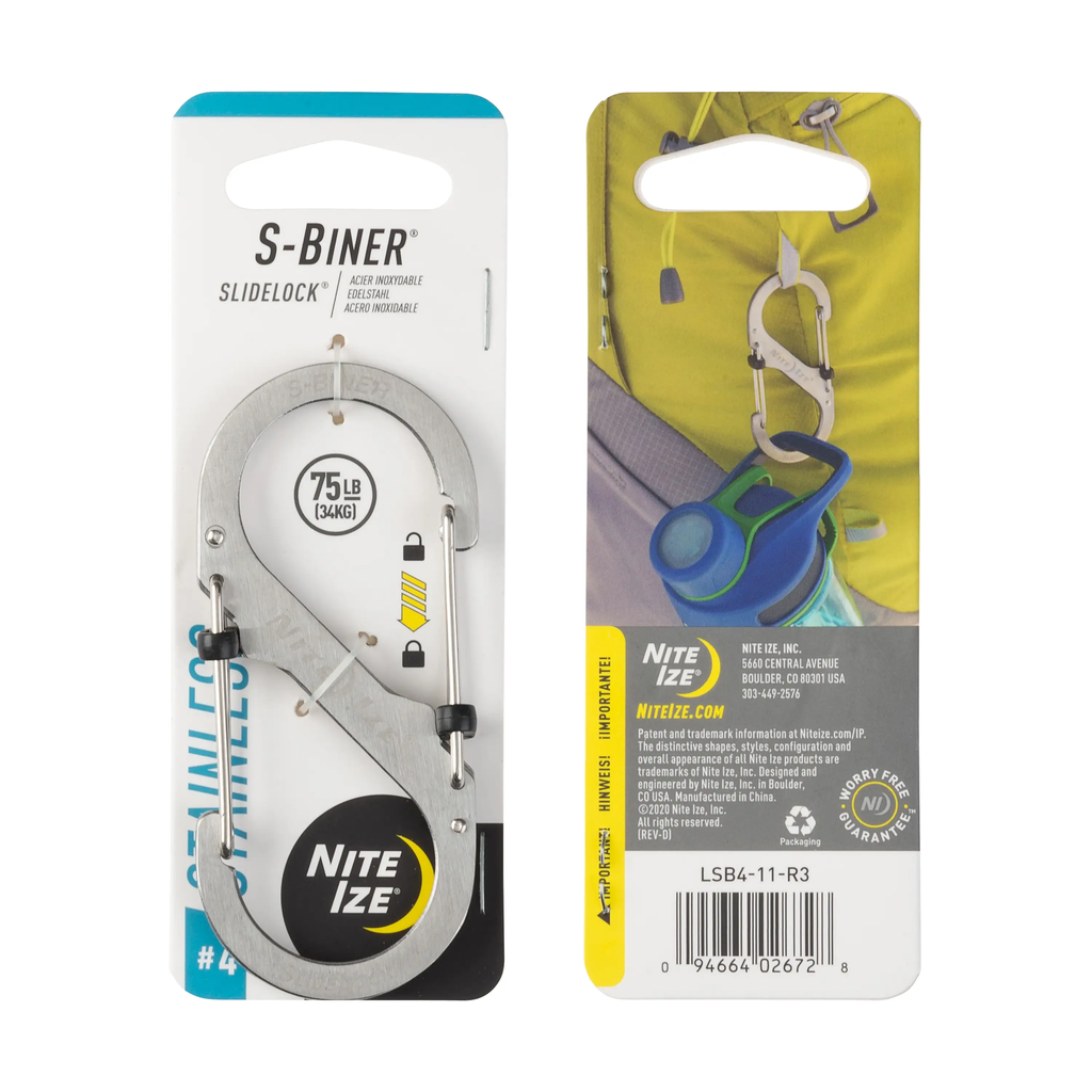 Nite Ize S-Biner® SlideLock® Stainless Steel #4