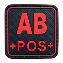 Tsno Square AB POS PVC Patch Red