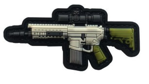 Tsno 3D GUN PVC Patch