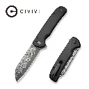 CIVIVI Chevalier II Aluminum - Damascus 