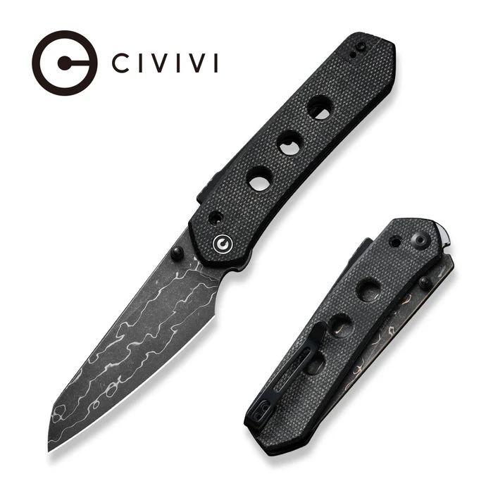 CIVIVI Vision FG Micarta - Damascus 