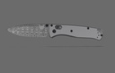 Benchmade Custom Mini Bugout Damasteel + Titanium