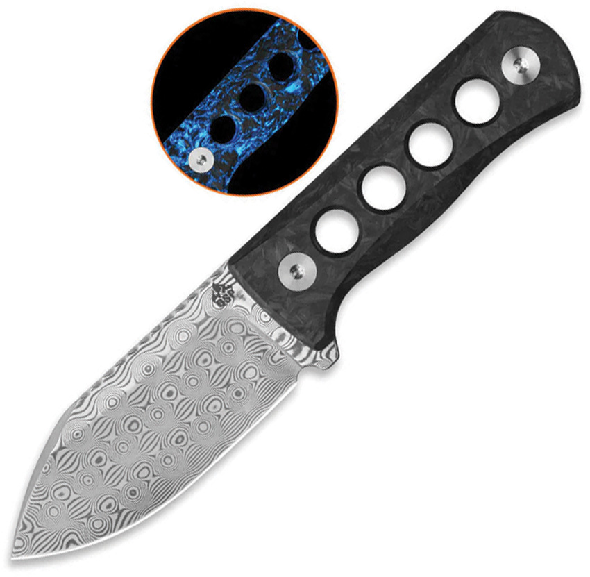 QSP Knife Canary Blue GITD 