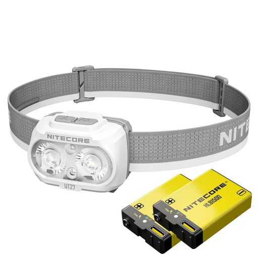 [UT27 Titan] Nitecore Headlamp UT27 Pro -  Dual Beam - Silver